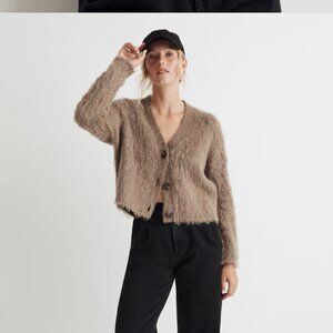 CLEANOUT - Madewell Brushed V-Neck Cardigan Sweater